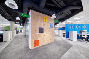 Khu tủ để đồ – kho lưu trữ cho văn phòng